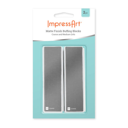 金属刻印 メタルスタンピング 『ImpressArt マット仕上げ用研磨ブロック 2個入 U5016』 MIYUKI ミユキ