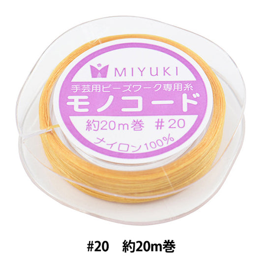 Código de la artesanía "Monocode oro #20m Bobinado K2332-5" Miyuki miyuki