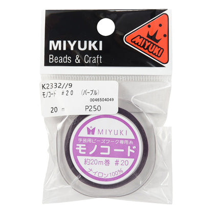 Código de la artesanía "Monocódigo Purple #20M Bobinado K2332-9" Miyuki miyuki