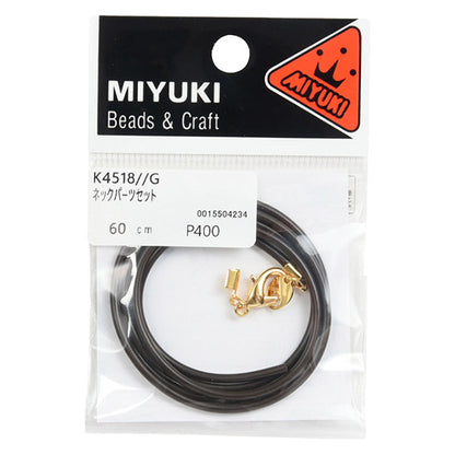 Soporte de accesorios "Piezas de cuello Brown X Gold K4518" Miyuki miyuki