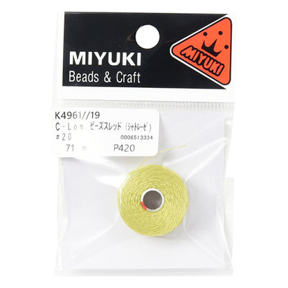 CuentasHilo "C-lon CuentasThread Chatreise alrededor de 71M #20 K4961-19" Miyuki miyuki