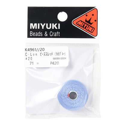 CuentasHilo "C-lon CuentasAzul de hilo de azul alrededor de 71m #20 K4961-20" Miyuki miyuki