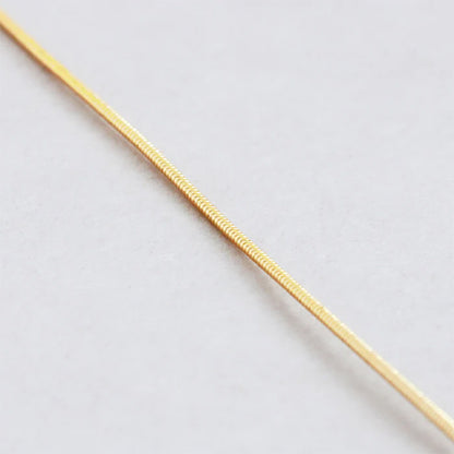 Handicraft parts "Mall 0.8mm width 160cm gold HC165" MIYUKI