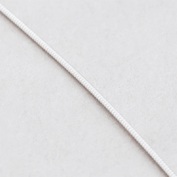 Handicraft parts "Mall 0.8mm width 160cm silver HC166" MIYUKI