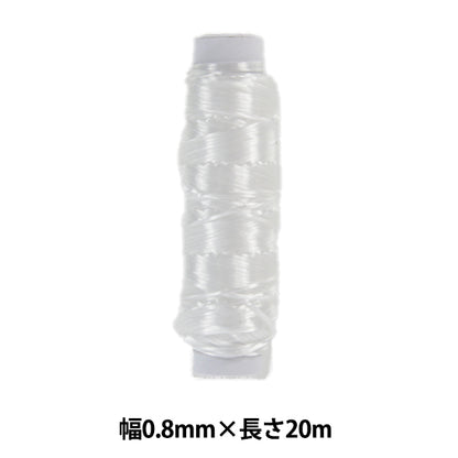 ArtesaníaCordón elástico 『CuentasCírculo transparenteCordón elástico Ancho aproximadamente 0.8 mm 20m" Kintenma Kinenma