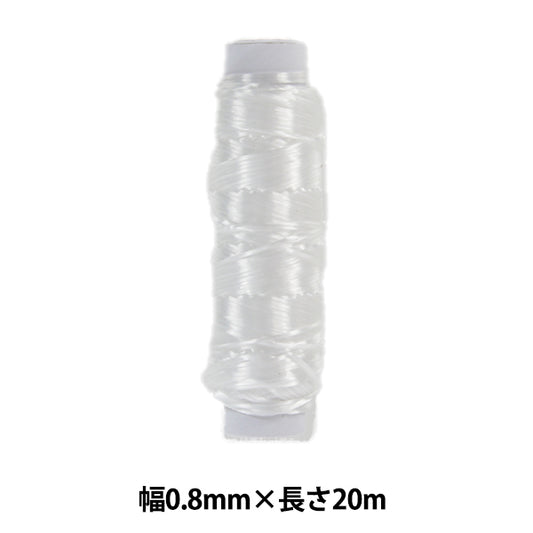 ArtesaníaCordón elástico 『CuentasCírculo transparenteCordón elástico Ancho aproximadamente 0.8 mm 20m" Kintenma Kinenma