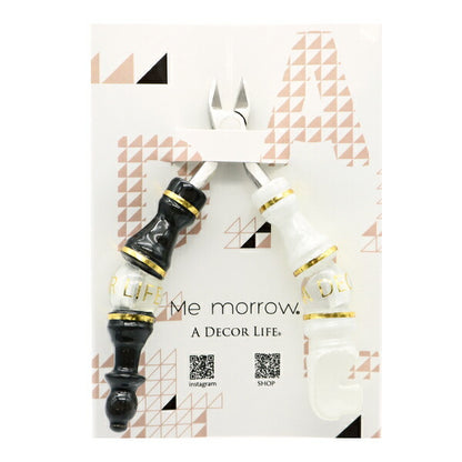 Herramienta "Serie de ajedrez Nippers White & Black WC-Ch-BWH" Una vida de decoración