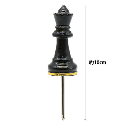 Outil "Échecs Série Driver Queen Black DRP1-CH-QU-BK" Une vie de décoration