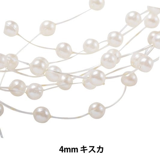 Matériel accessoire "Cordon de perles 4mm perle Kiska GN-14-19A-01B" [YuzawayaProduits limités]