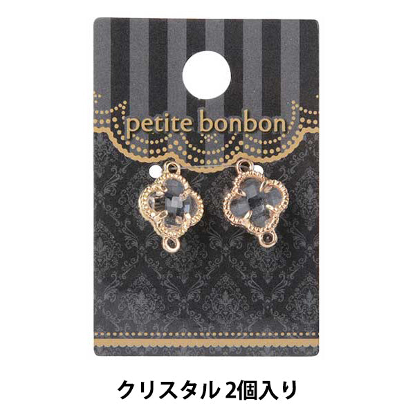 Accessory material "Bijou Flower Parts S Crystal 2 pieces GN-28-19A-02A"