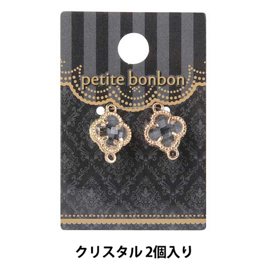 Accessory material "Bijou Flower Parts S Crystal 2 pieces GN-28-19A-02A"