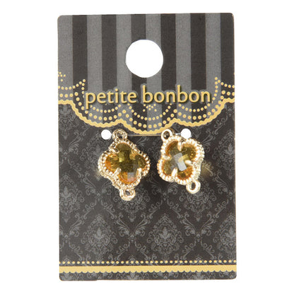 Accessory material "Bijou Flower Parts S Topaz 2 pieces GN-28-19A-02B"