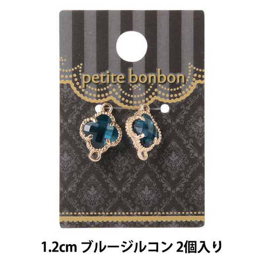 Accessories material "Bijou Flower Parts S with 2 Blue Jill Confedes GN-28-19A-02F"