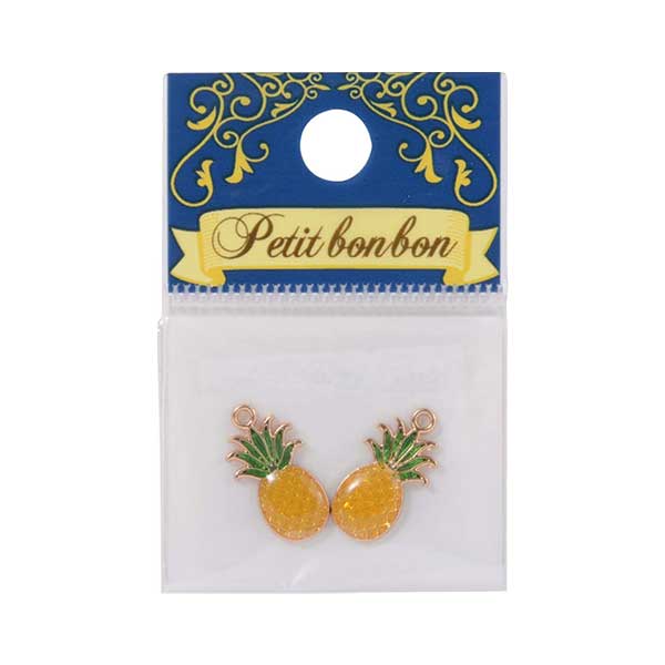 Parti di accessori "Fruit Charm Pineapple Gold 2 pezzi GN-71-20S-02"