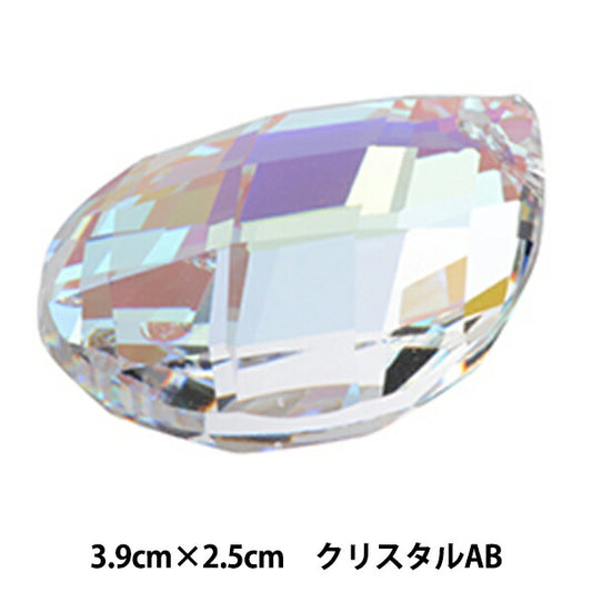 Perlen "PREISIOSA CHANKELER Teile 2661 Kristall AB 3,9 x 2,5 cm"