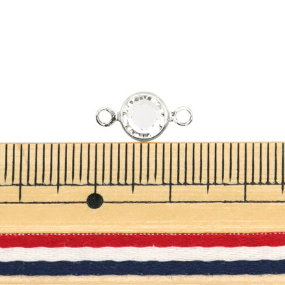 アクセサリー素材 『プレシオサ ジョイントパーツ SS29 2個入り シルバー 428/2R-CRY/S』