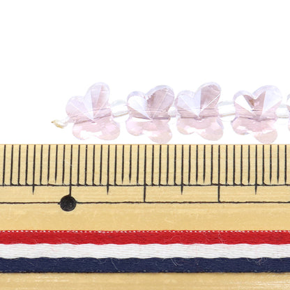 خرز "زجاج"خرز قطع الفراشة 8 مم لافندر Jin24-G-2"