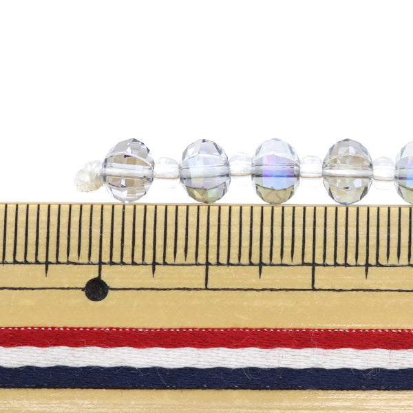 خرز "زجاج"خرز Multi Cut 6mm Blue Aurora Jin24-G-11"