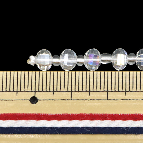 خرز "زجاج"خرز متعددة الكريستال Aurora jin24-G-13 cut"