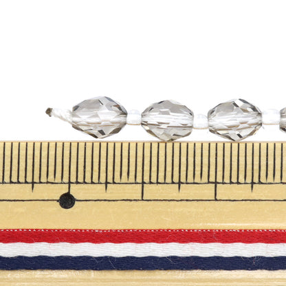 구슬 "유리"구슬 드롭 컷 5x7mm 회색 그림자 Jin24-G-17"