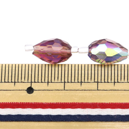 خرز "زجاج"خرز إسقاط قطع 8x11mm العنب Aurora Jin24-G-20"