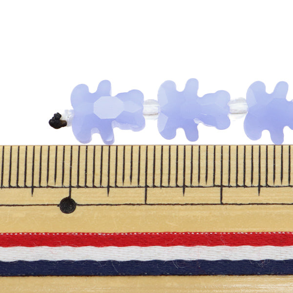 خرز "زجاج"خرز Bear Cut 8x10mm Baby Blue Jin24-G-34"