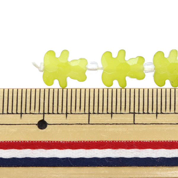 خرز "زجاج"خرز Bear Cut 8x10mm Muscat Jin24-G-37"