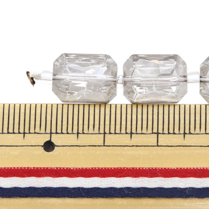 خرز "زجاج"خرز Rectangle Cut 9x12mm Gray Shadow Jin24-G-44"