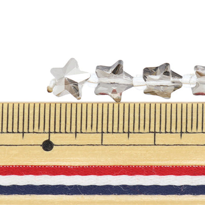 Cuentas "Vaso"Cuentas Starcut 8 mm de metal plateado Jin24-G-47"