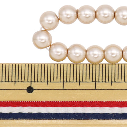 خرز "Glass Pearl"خرز شاي حليب 6 مم Jin24-P-10"