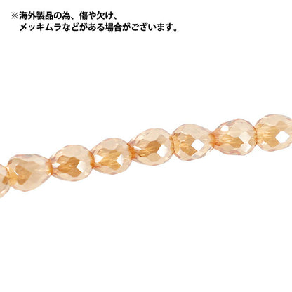 Beads 『Glass』Beads Petit Drop Approx. 5mm Gold Luster JAN25-16-C"