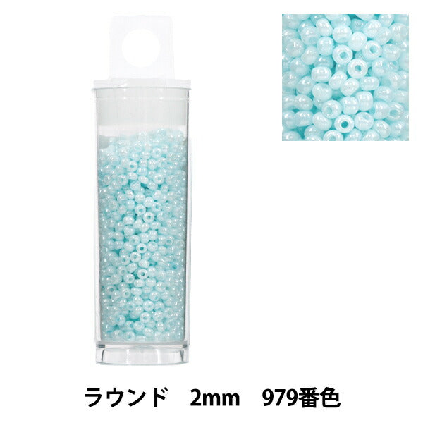 ビーズ 『プチケースビーズ ラウンド 2mm 979番色』