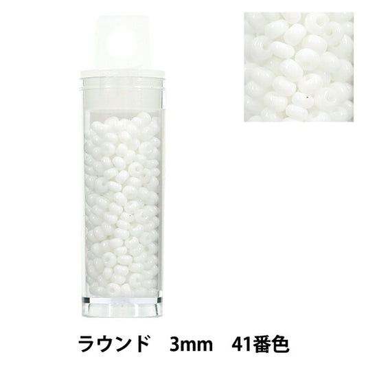 珠 “小盒子”珠 圆形3mm 41号色