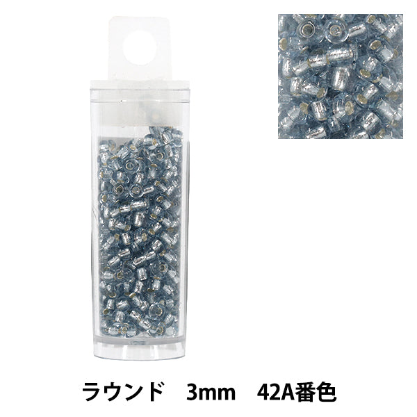 ビーズ 『プチケースビーズ ラウンド 3mm 42A番色』