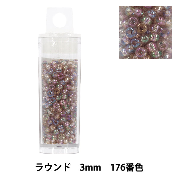 Beads "petit caseBeads Round 3mm 176th color"