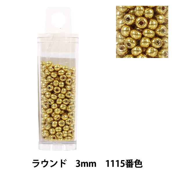 Perles "petit casPerles Rond 3mm 1115ème couleur"