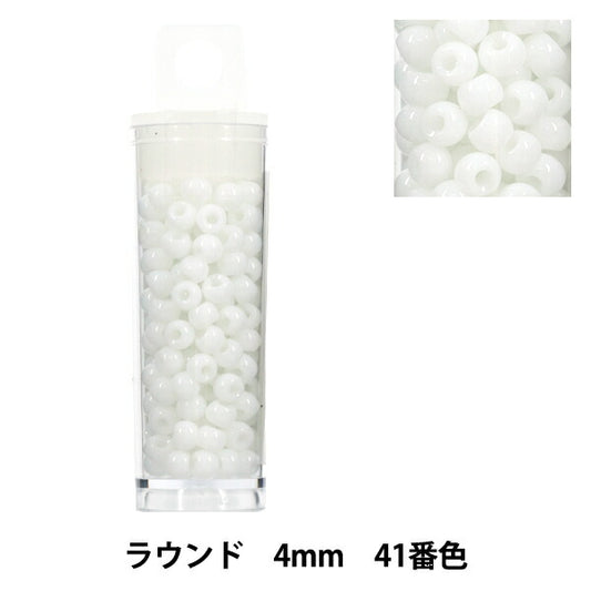 珠 “小盒子”珠 圆形4mm 41号色