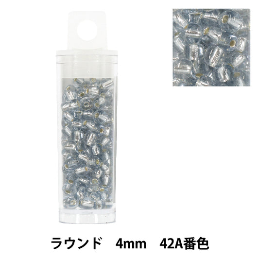 ビーズ 『プチケースビーズ ラウンド 4mm 42A番色』