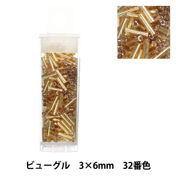 Perline 『Piccolo casoPerline Tromba 3×6mm 32° colore”