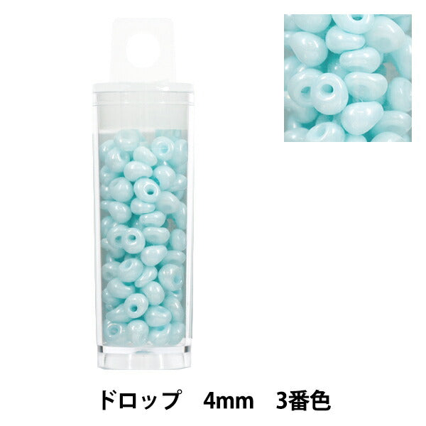 Perlen 『Kleiner FallPerlen Drop 4mm 3. Farbe“