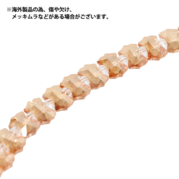 ビーズ 『ガラスビーズ リボンパスタ 約6×8mm ゴールドラスター JAN25-80-C』