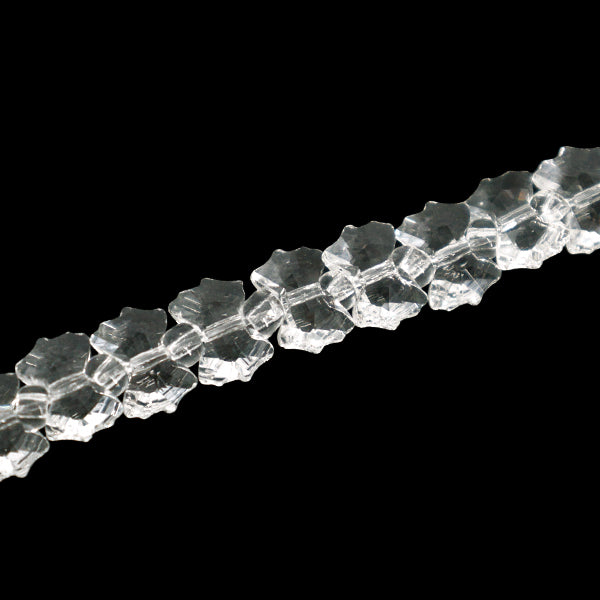 Cuentas "vidrioCuentas CintaPasta aprox. Cristal 6×8mm JAN25-80-A”