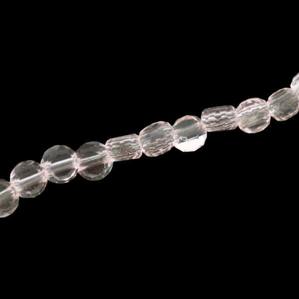 Perline "vetroPerline Taglio piatto e rotondo circa 3 mm rosa pallido JAN25-66-E”