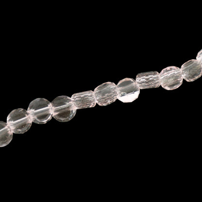 Perline "vetroPerline Taglio piatto e rotondo circa 3 mm rosa pallido JAN25-66-E”
