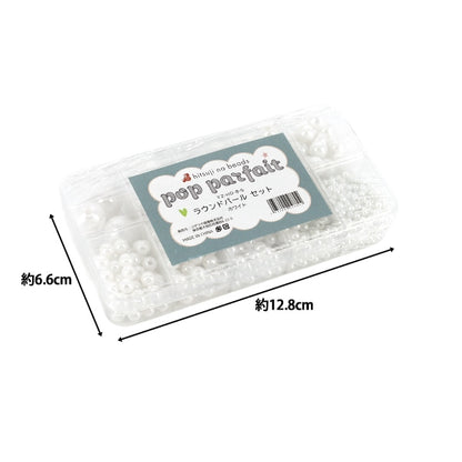 팩구슬 "라운드 진주 세트 화이트 YZ-HD-B-5"