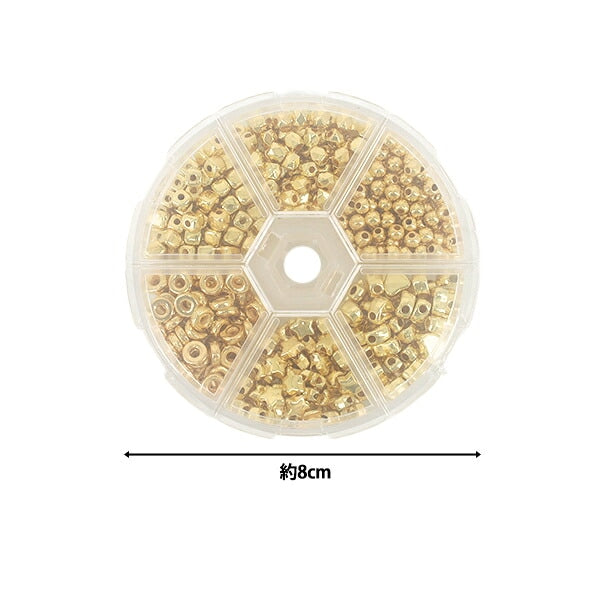 PackPerlen "MetallfarbePerlenSet Gold YZ-HD-B-7"