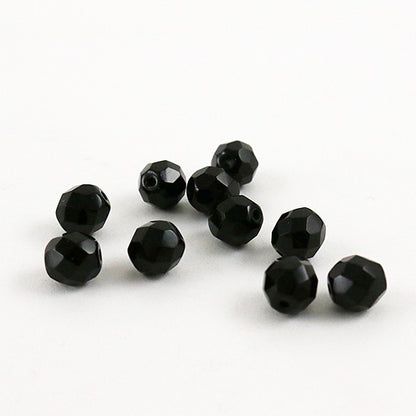 خرز "فاير بوليش جيت 8 ملم 10 حبات"