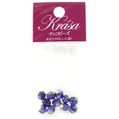 خرز ``الكوبالت البولندي الناري SeLecien 6 ملم 11 حبة"