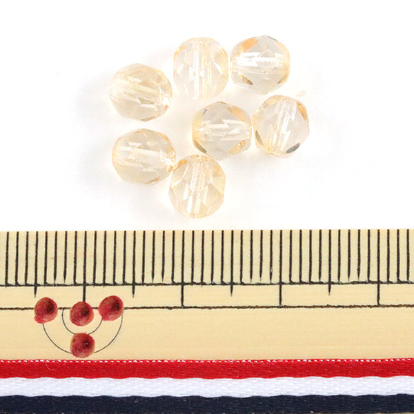 구슬 "파이어 폴란드 샴페인 스타 6mm 15 정제"