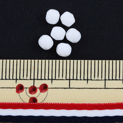 Perline "Coperoncini polacchi di fuoco bianco 4mm 20 compresse"